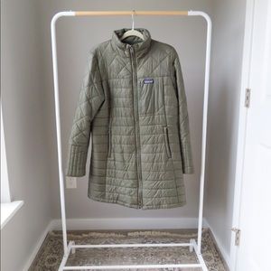 Olive Patagonia Puff Fall Jacket